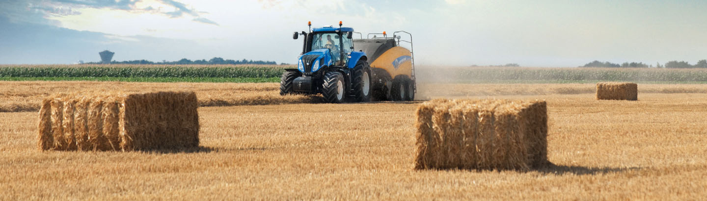 New Holland för stora fyrkantsbalar