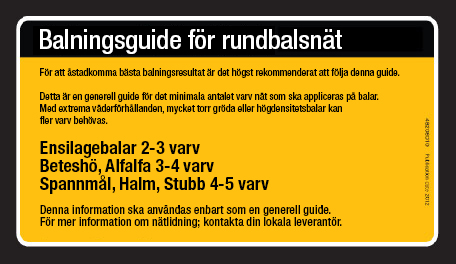 Netwrap Baling Guide